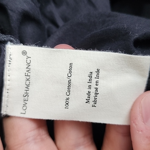 LoveShackFancy Beth Elegant Black Lace Maxi Dress Size P - Picture 16 of 16